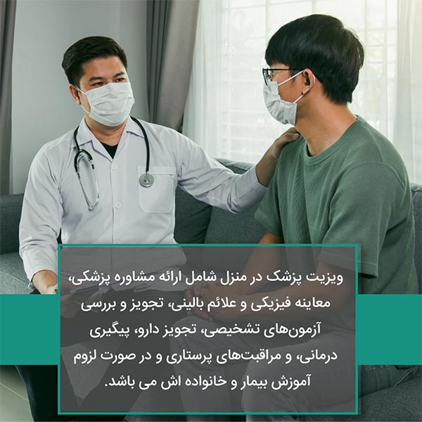 ویزیت پزشک در منزل و تهران